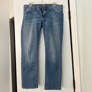 7 For All Man Kind Crop straight leg jeans